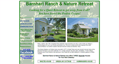 Desktop Screenshot of barnhartranchretreat.com