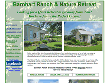 Tablet Screenshot of barnhartranchretreat.com